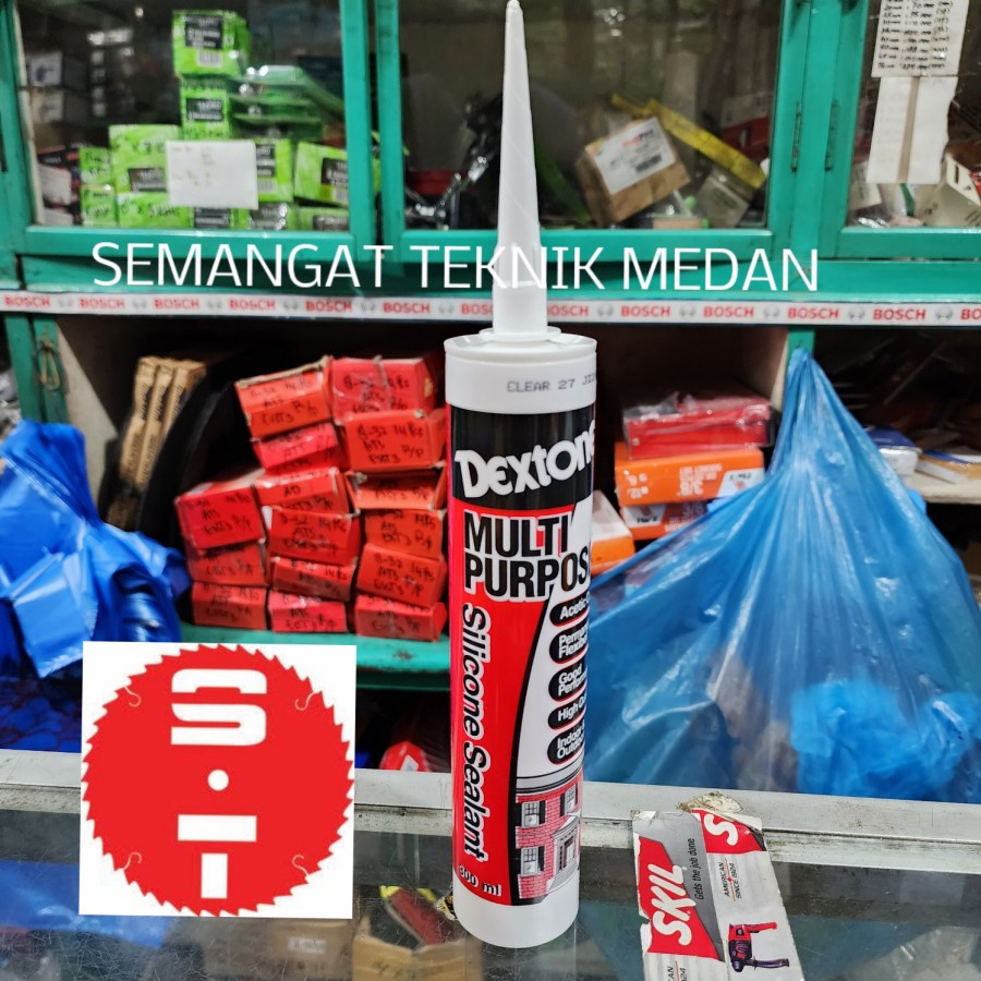 Jual Lem Kaca Silikon Silicone Sealant Multi Purpose Clear Bening