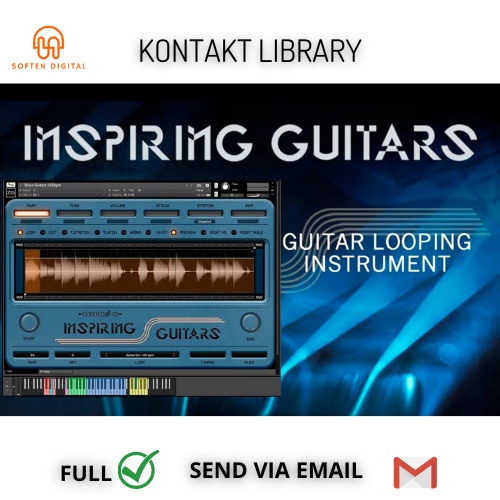 Jual Zero-G Inspiring Guitars library libraries preset KONTAKT WIN-MAC ...