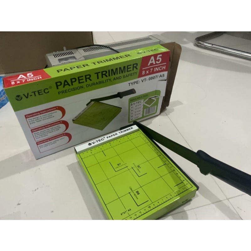 Jual Pemotong Kertas Paper Cutter A5 VTEC VT0807 | Shopee Indonesia
