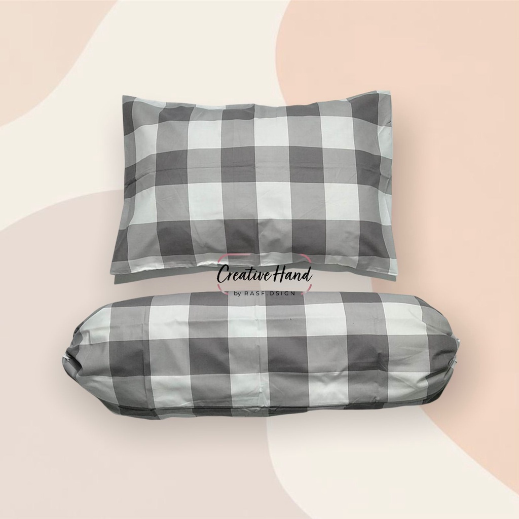 Jual Cover Bantal Guling DEWASA Motif Katun cvc | Shopee Indonesia