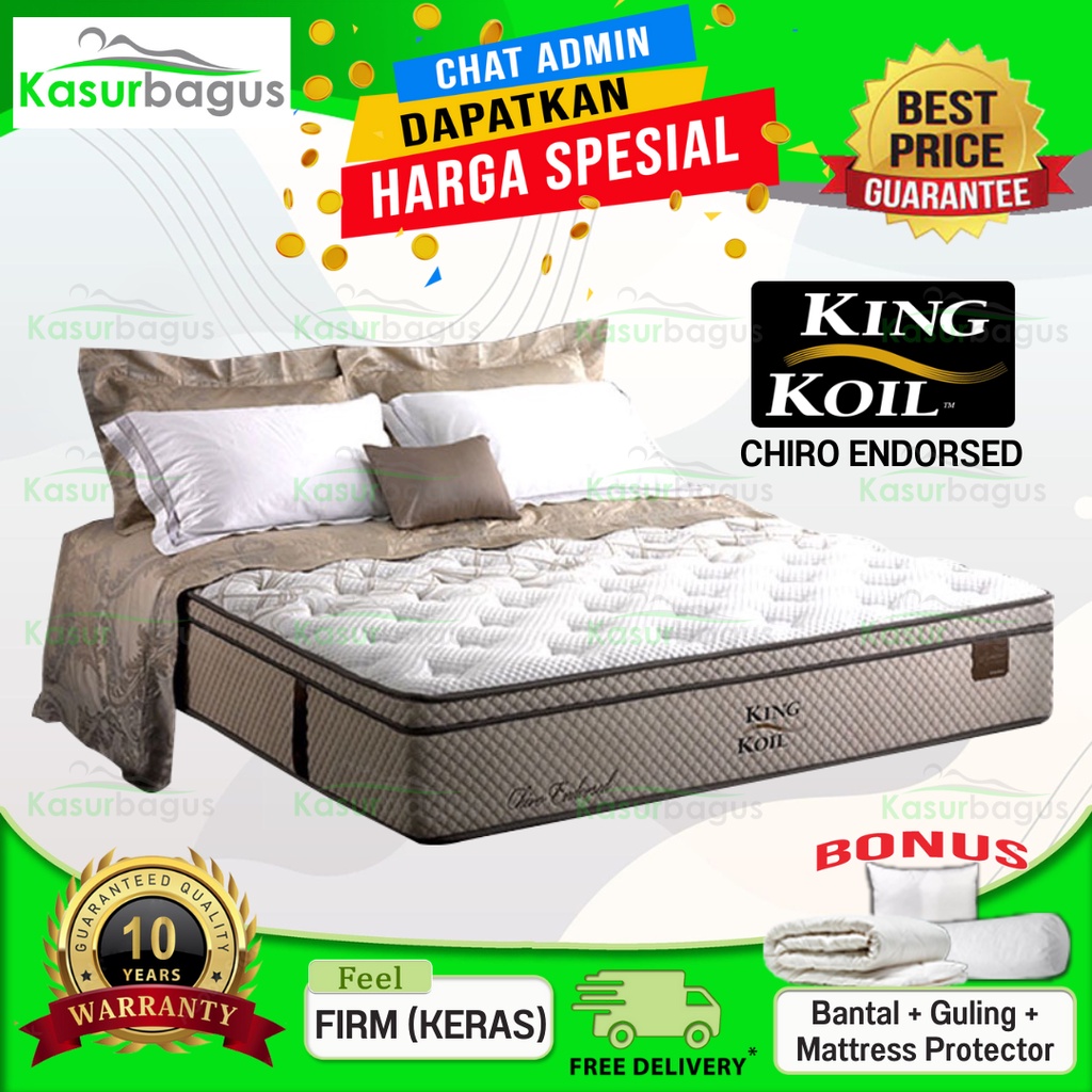 Jual King Koil Kasur Springbed New Chiro Endorsed Kasur Saja Shopee