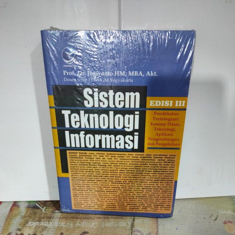 Jual Buku Sistem Teknologi Informasi Pendekatan Terintegrasi Konsep ...