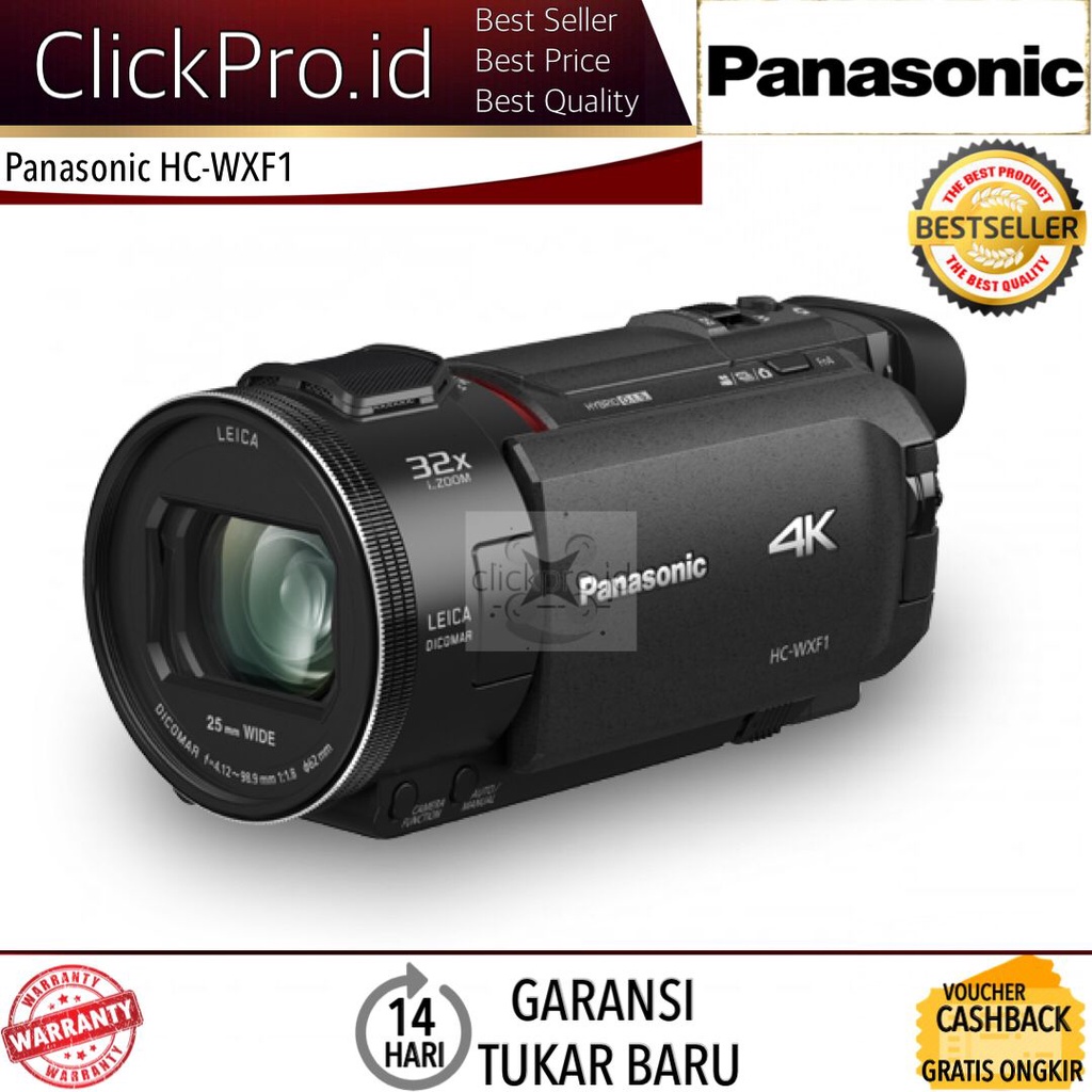 Jual Panasonic HC-WXF1 UHD 4K Camcorder Handycam | Shopee Indonesia