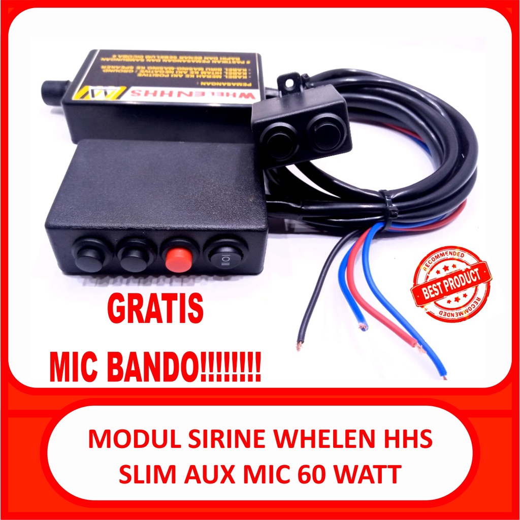 Jual modul whelen hhs hf slim aux mic 60 watt | Shopee Indonesia