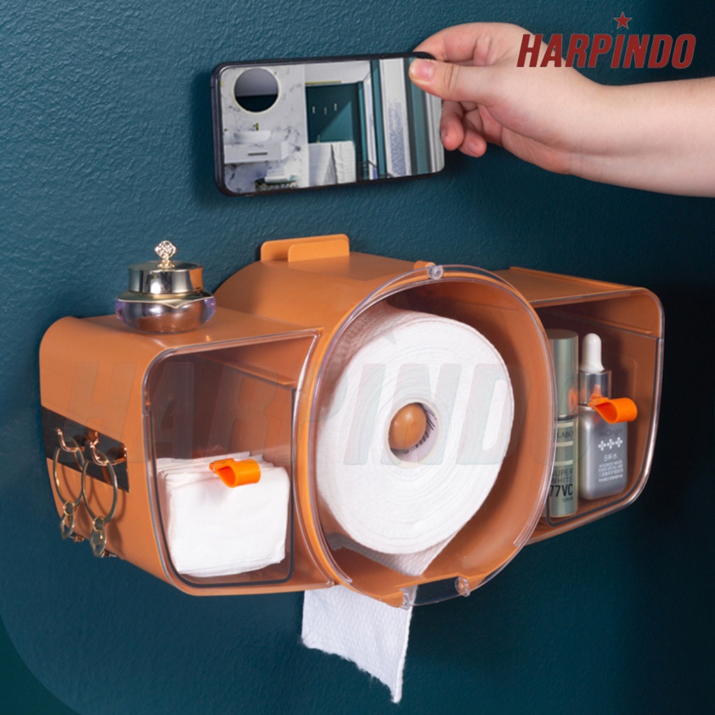 Jual TISSUE STORAGE RACK CIRCLE/KOTAK TISU BULAT GANTUNG | Shopee Indonesia