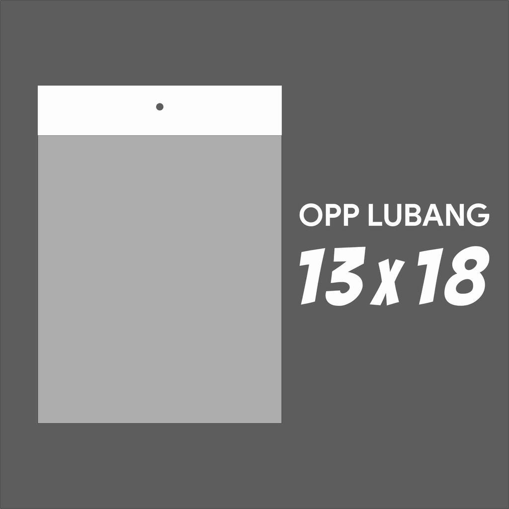 Jual Plastik display kemasan opp ukuran 13x18 custom sablon | Shopee ...
