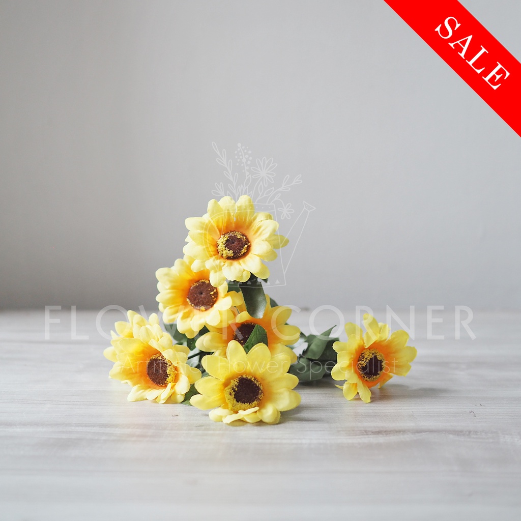 Jual Bunga Artificial Daisy Kuning Group (B20039) | Shopee Indonesia