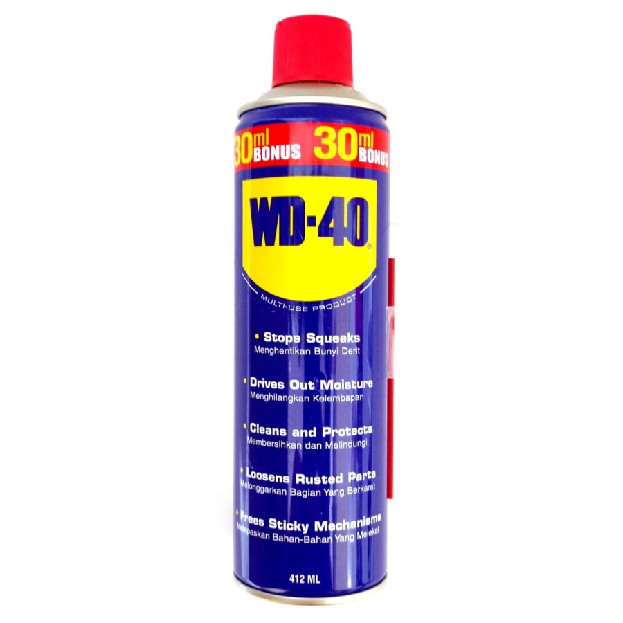 Jual WD-40 WD 40 WD40 Original Pelumas Anti Karat 412ml Multi-Purpose ...