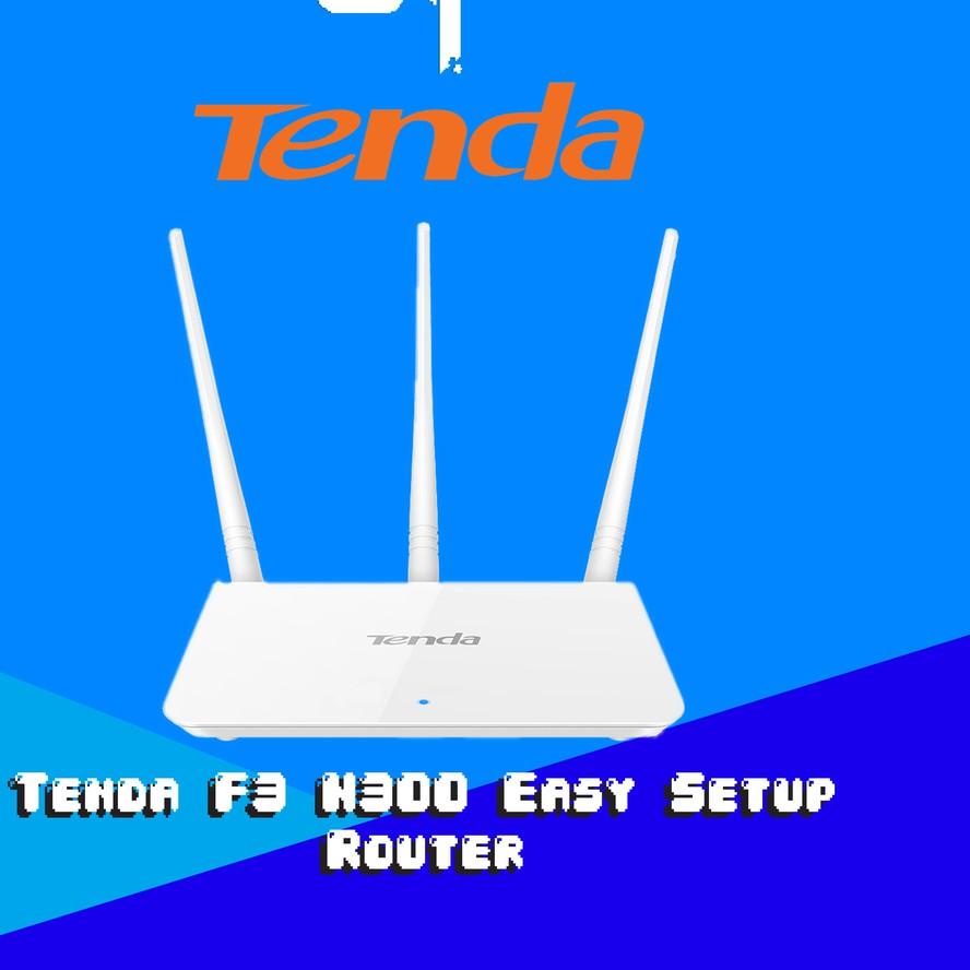 Jual Tenda F3 Wireless Router 300Mbps Easy Setup Router | Shopee Indonesia