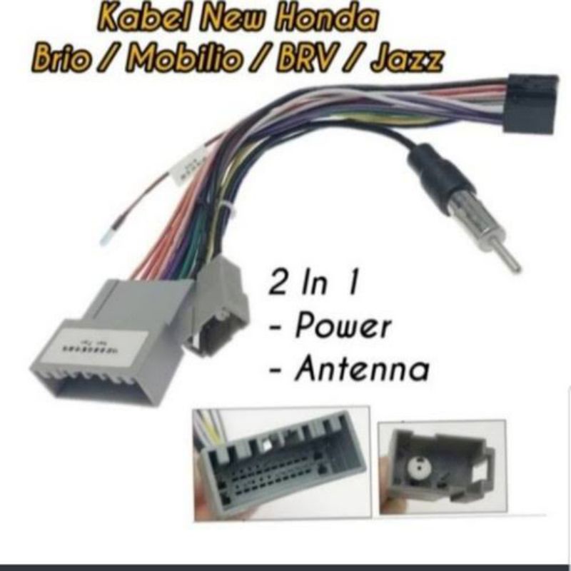 Jual Kabel Soket Pnp Head Unit Android Mobil Honda Type Small