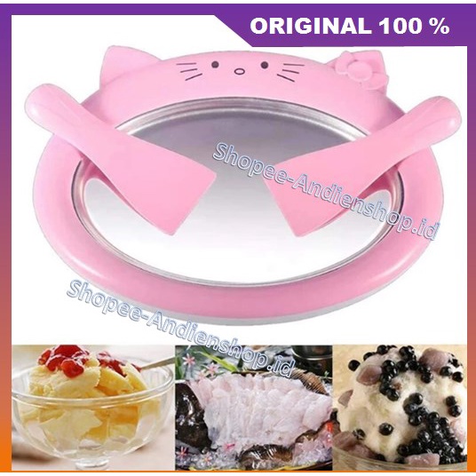 Jual Ice Cream Roll Maker Alat Pembuat Ice Cream dan Yogurt 100% ASLI ...