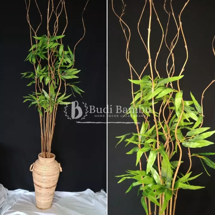 Jual STICK DAUN BAMBU ULIR BUNGA ARTIFICIAL BUNGA KERING DEKORASI HOME ...