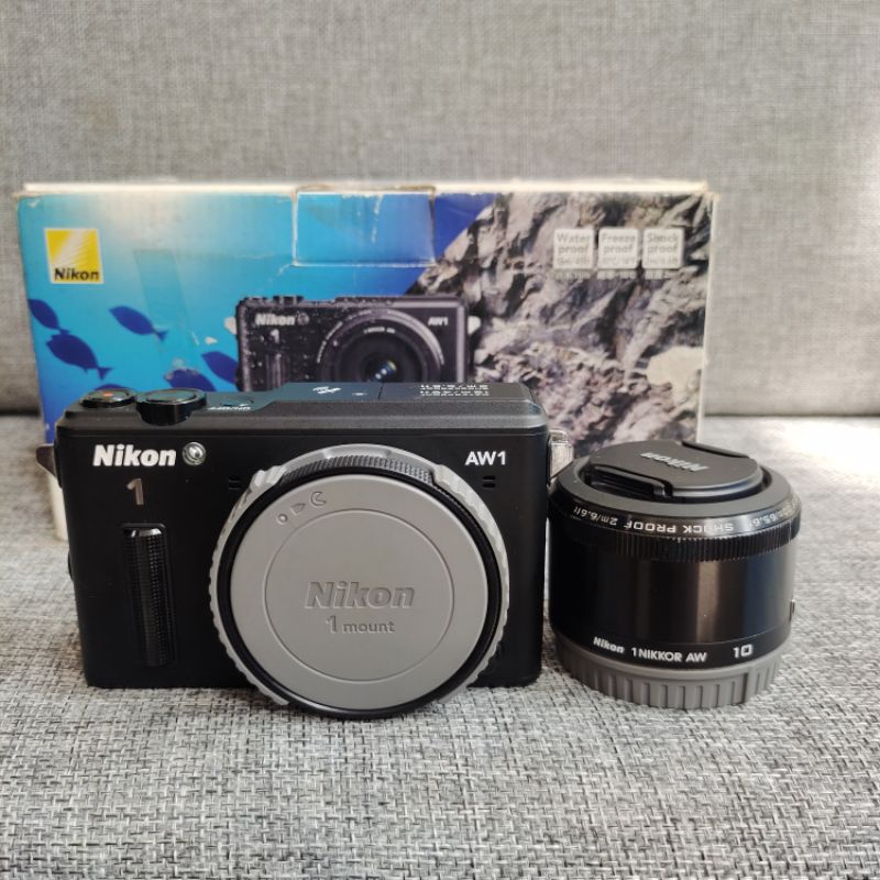 Jual Nikon AW1 Kit 10mm Outdoor Kamera Mirorrless Waterproof