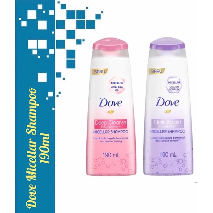 Jual Dove Micellar Shampoo 190ml Shopee Indonesia