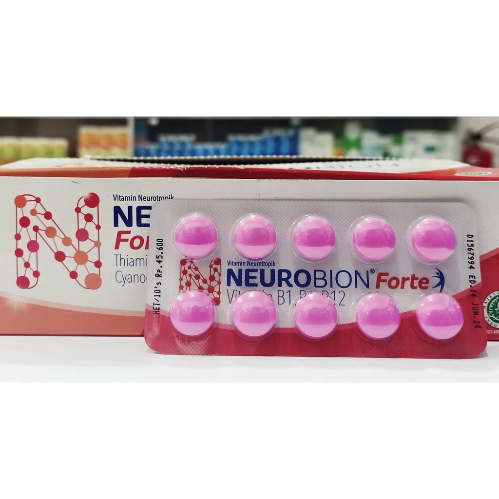 Jual Neurobion Forte 𝟏 𝐒𝐓𝐑𝐈𝐏 𝐈𝐒𝐈 𝟏𝟎 𝐓𝐀𝐁𝐋𝐄𝐓 - Mengatasi Keram, Kebas ...