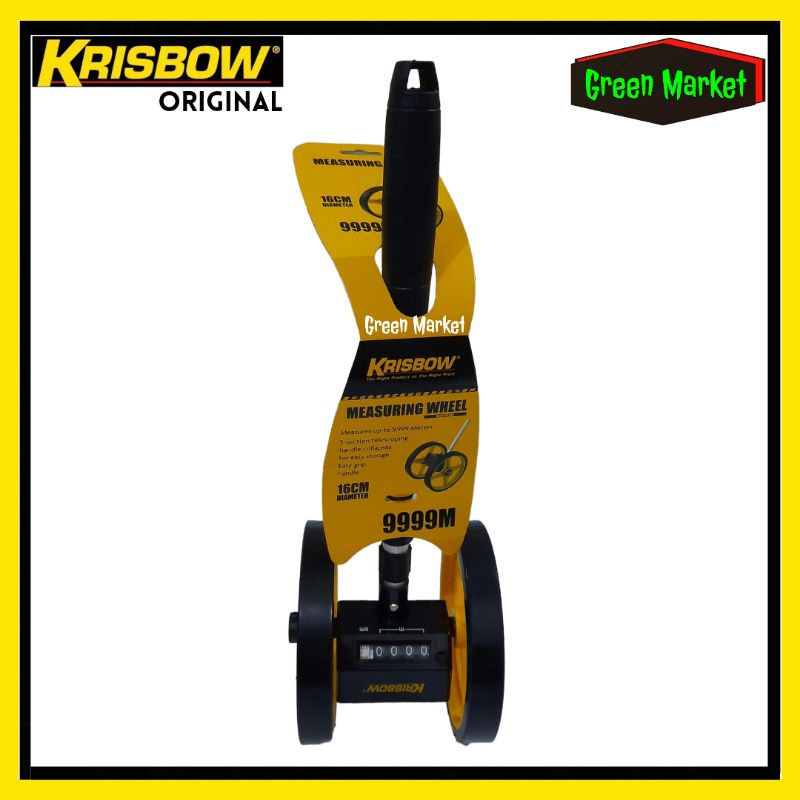 Jual Meteran Dorong Krisbow 16 cm 9999M || Meteran Jalan Krisbow ...