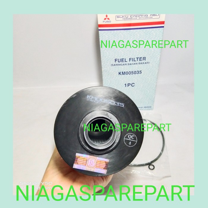 Jual FUEL FILTER FUSO FN62F - KM005035 ORIGINAL MITSUBISHI FILTER SOLAR ...