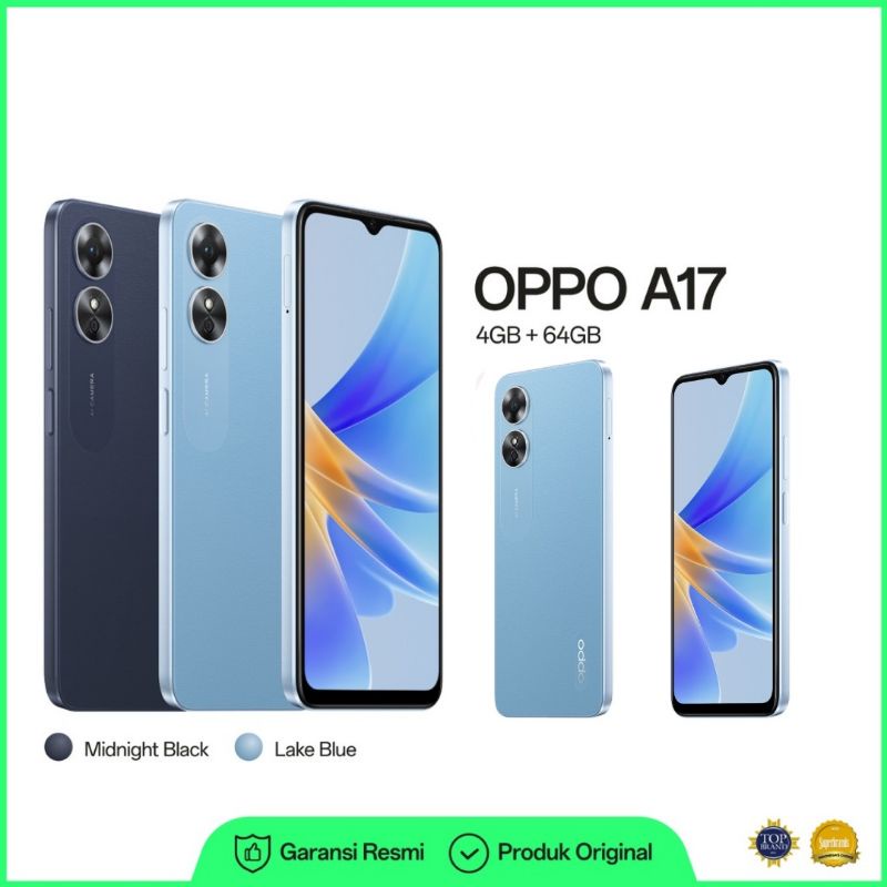 Jual HP OPPO A17 RAM 4+4GB ROM 64GB ( Garansi Resmi OPPO Indonesia ...