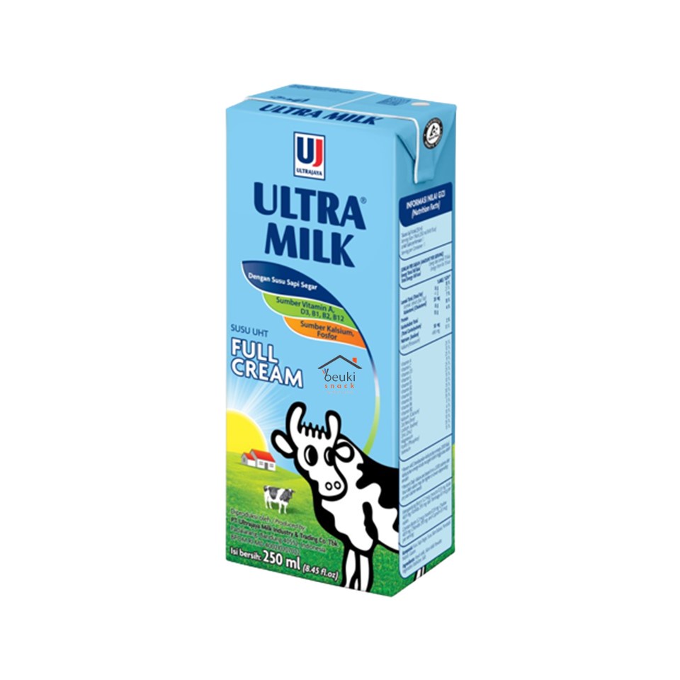 Jual Ultra Milk UHT Full Cream Susu Sapi Rasa Original Shopee Indonesia