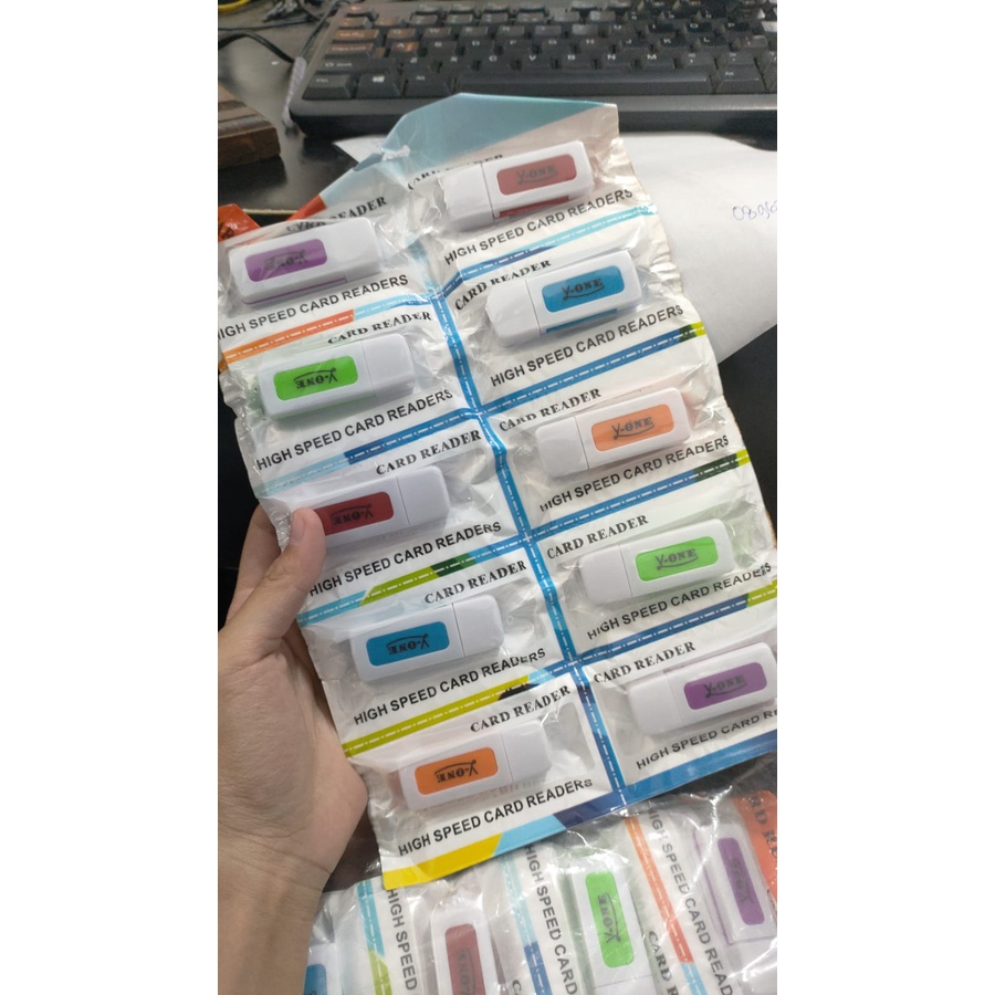 Jual READY NEW CARD READER ORIGINAL MULTI 4 IN 1 Y-ONE USB HUB ...