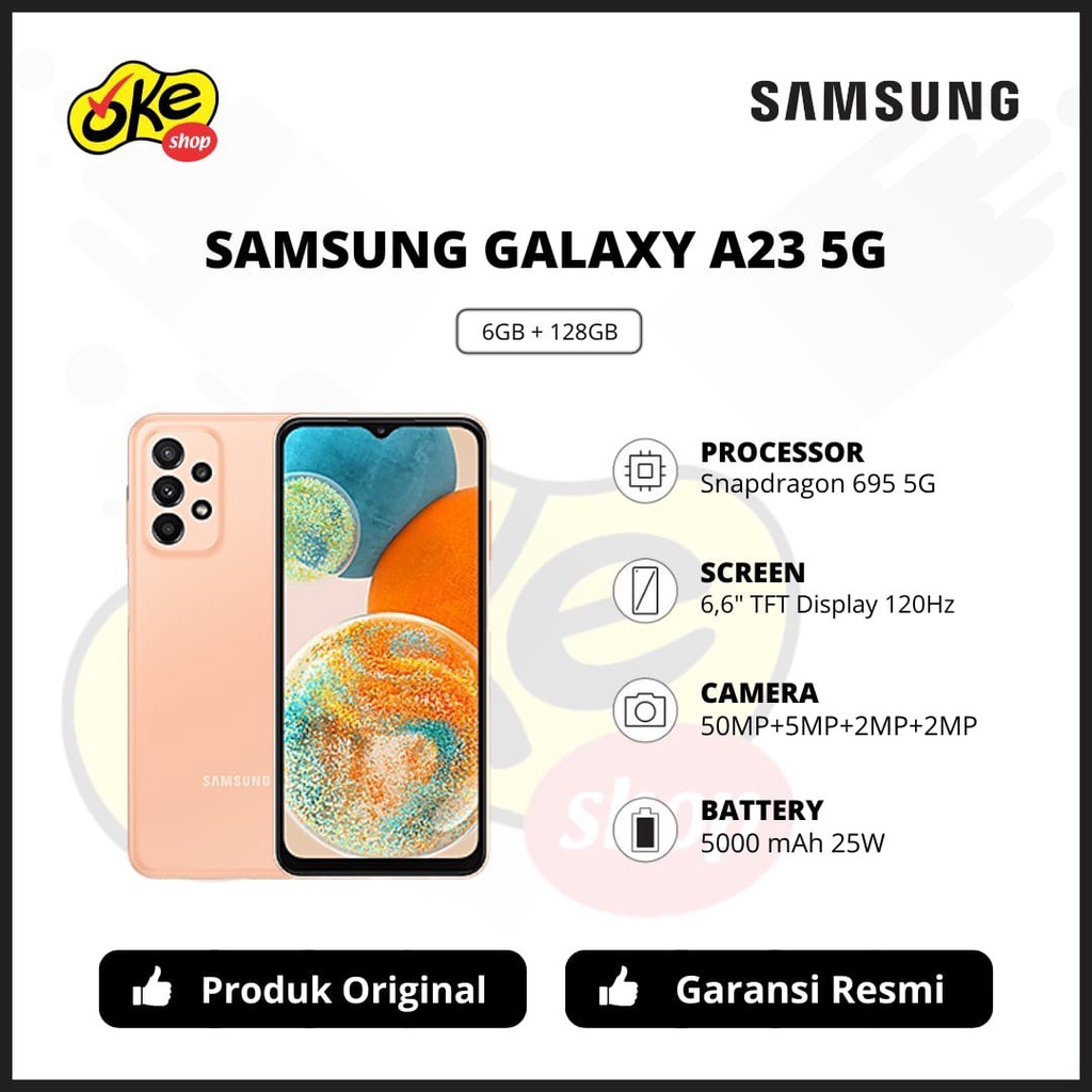 Jual Samsung Galaxy A23 5G 6/128GB 8/128GB | Shopee Indonesia