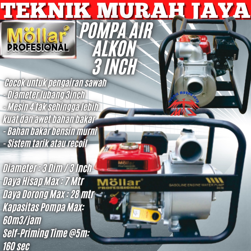 Jual Mollar Gc Mesin Pompa Air Sawah Irigasi Alkon Water Pump