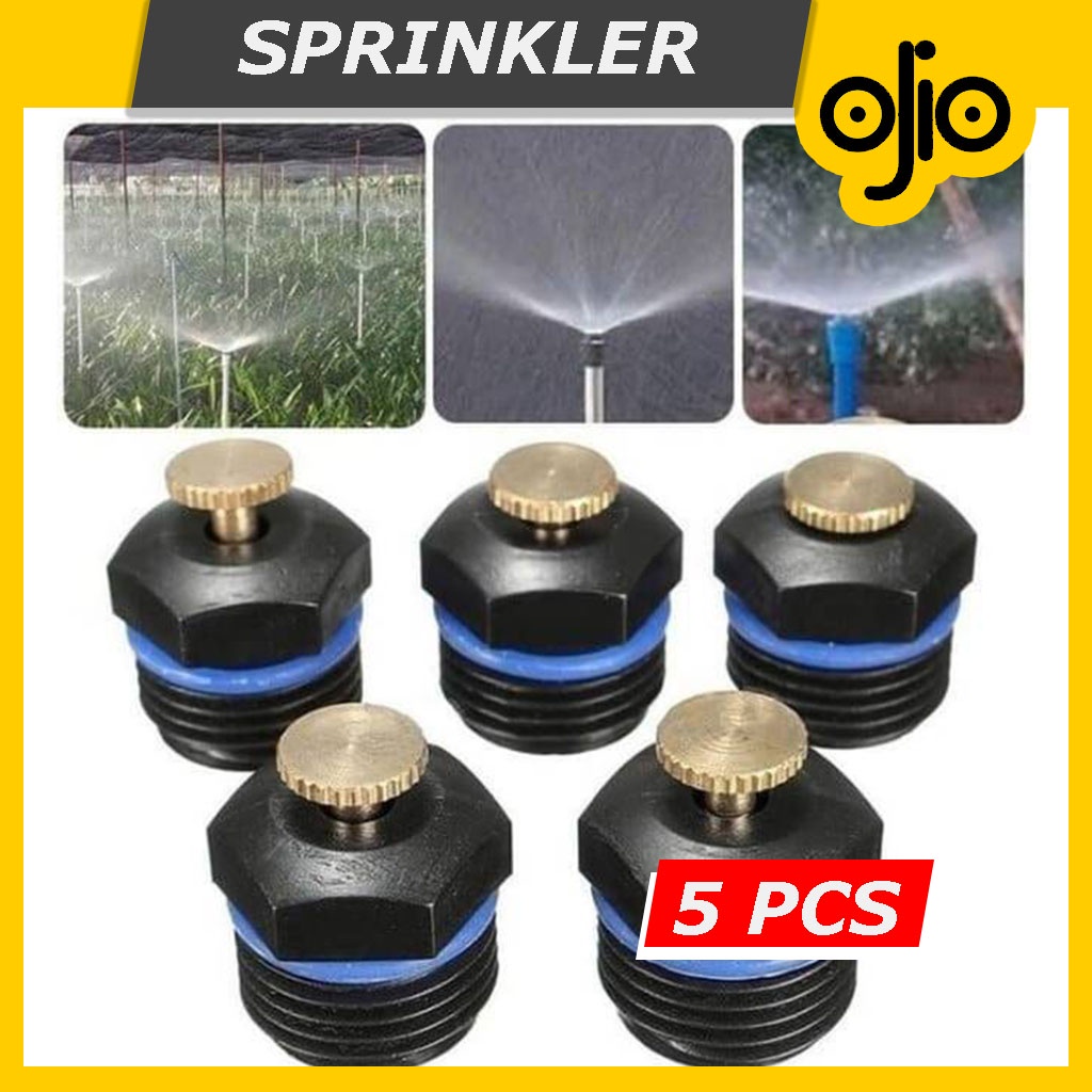 OJIO isi 5 Pcs Sprinkler Taman Garden Sprayer Kran Air Tanaman Berkebun Siram Bunga Flower Peralatan Berkebun - Siram Taman Sprayer Embun