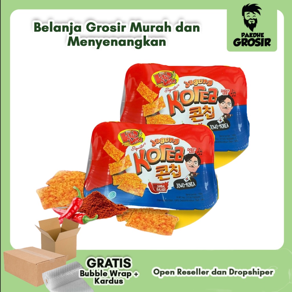 Jual PAKET ISI 2 - Keripik Kriptos - Jagung Korea Sambal Balado, Edisi ...