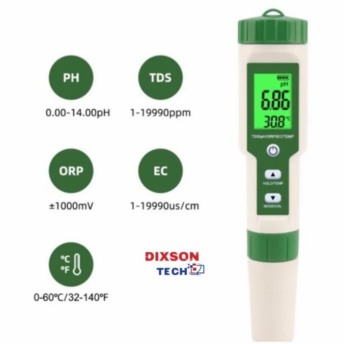 Jual Alat Ukur Digital Kualitas Air Ph Orp Tds Ec Temp In Ez