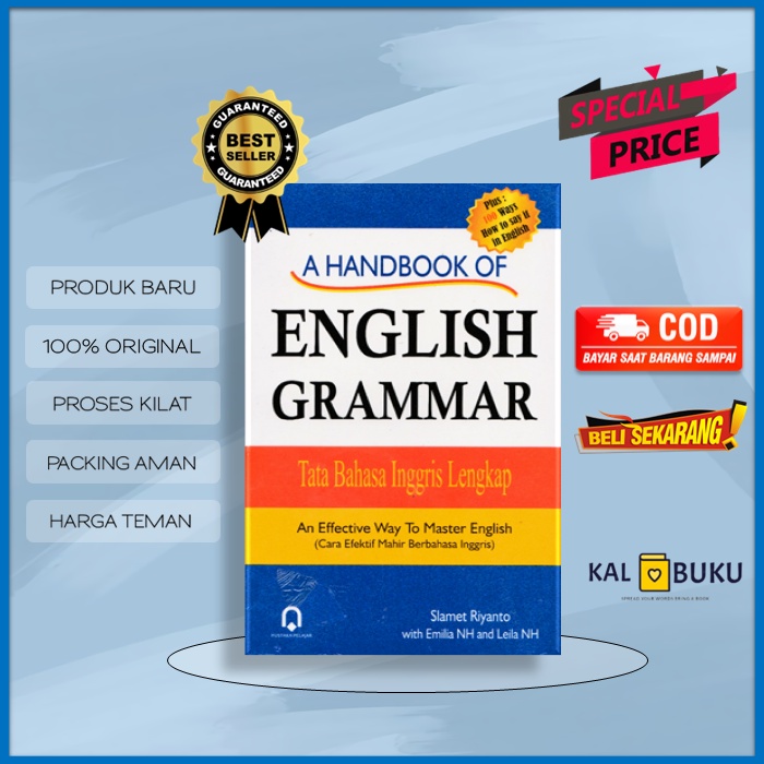 Jual Buku A Handbook Of English Grammar Teks Bahasa Inggris Lengkap ...