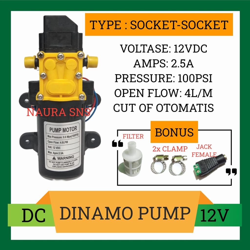 Jual Dinamo Pompa Dc V Pompa Air Dc Psi Dinamo Pompa Sprayer Shopee Indonesia