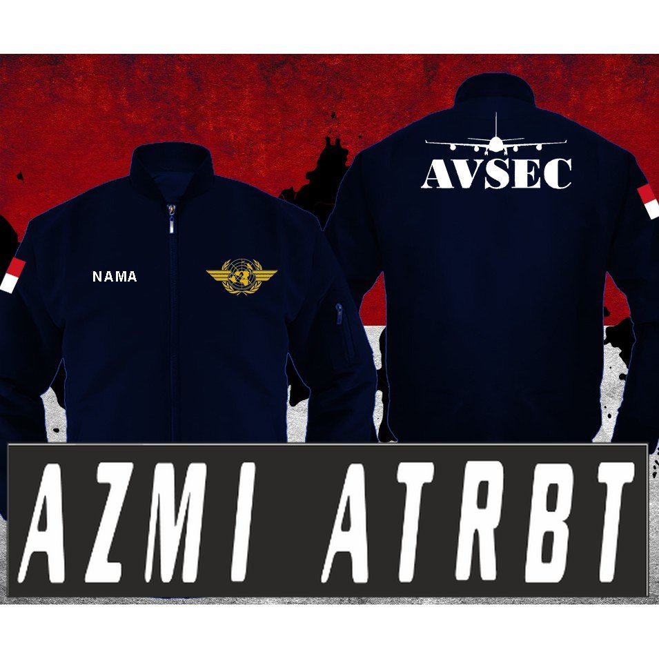 Jual Jaket Bomber Avsec | Shopee Indonesia