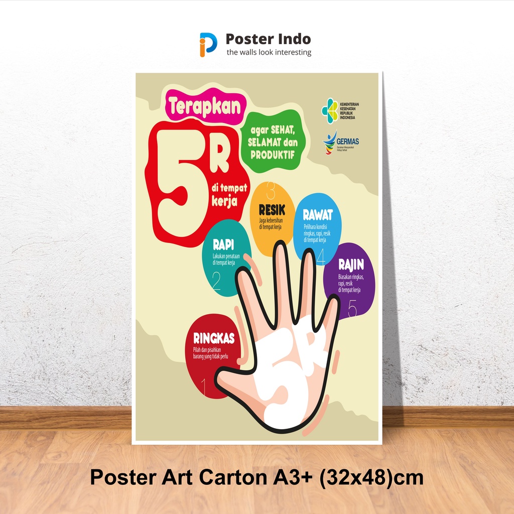 Jual Premium Poster Terapkan 5r Shopee Indonesia