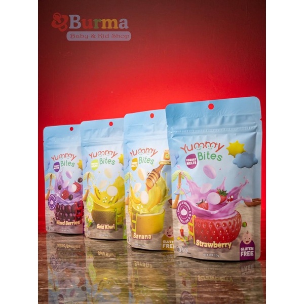 Jual Yummy bites yogurt melts ( snack untuk anak usia 1 tahun+