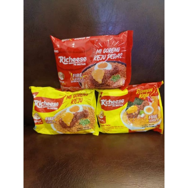 Jual Richeese Mie Goreng dan Mie Ramen Keju isi 5 Pcs | Shopee Indonesia