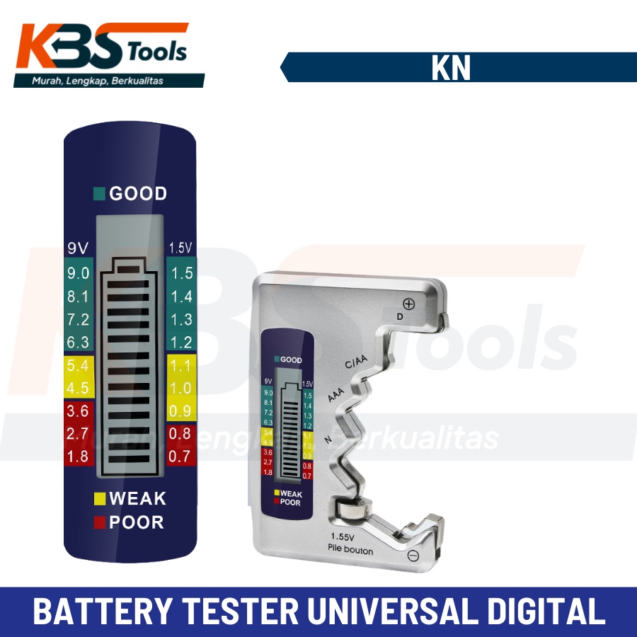 Jual Battery Tester Digital Universal KN - Alat Cek Daya Tegangan ...