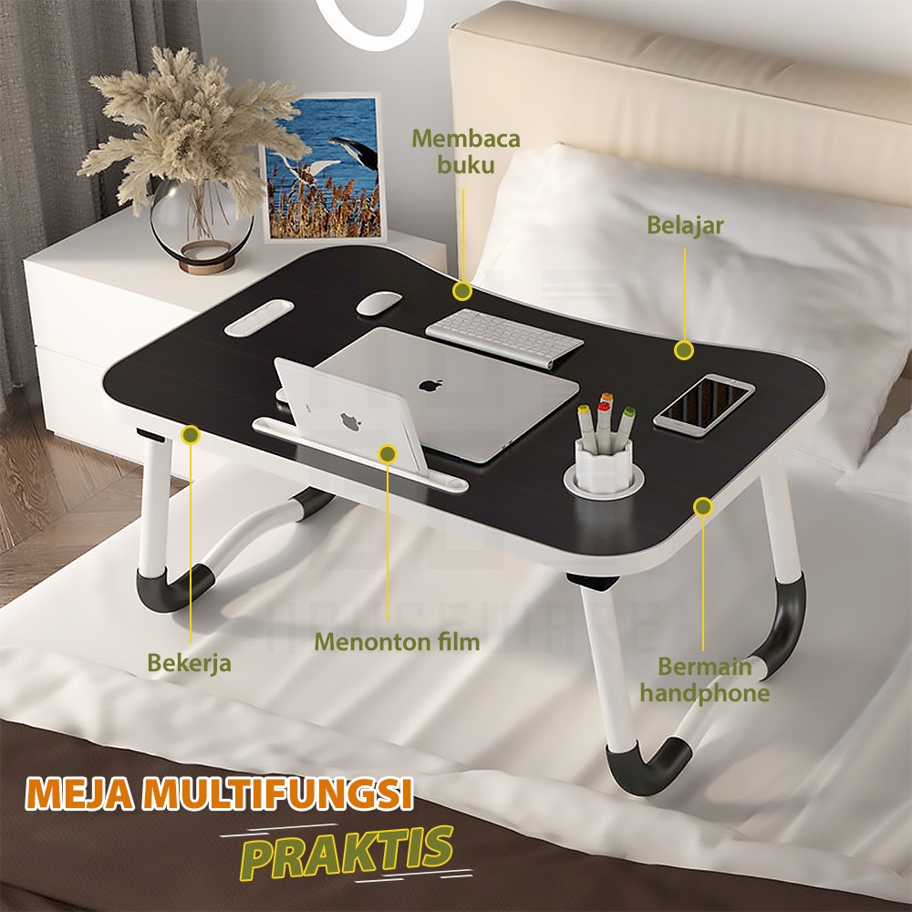 Jual MEJA BELAJAR LIPAT PORTABLE/ MEJA LAPTOP / MEJA MULTIFUNGSI ...