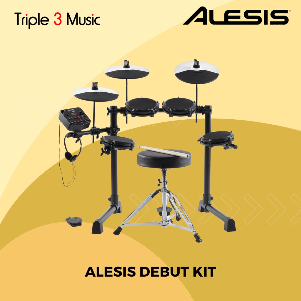 Jual Alesis DEBUT KIT Quiet Electronic Drum Kit Shopee Indonesia