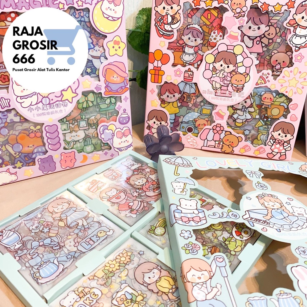 Jual STIKER ANTI AIR SENMU ISI 100 LEMBAR BESAR V3 STICKER KREATIFITAS ...