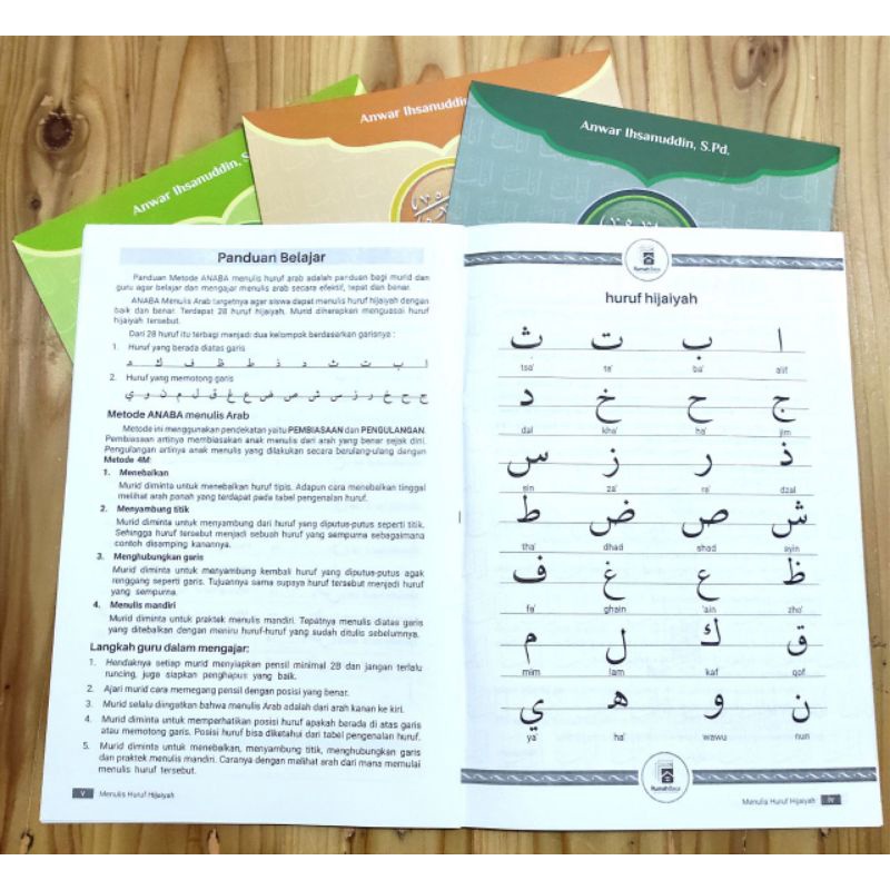 Jual [PE] Metode Anaba Menulis Huruf Arab Jilid 1,2,3,4 | Shopee Indonesia