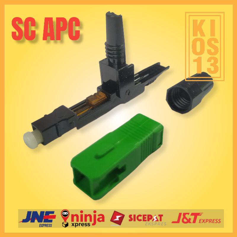 Jual Fast Conector Connector Conektor Konektor Fiber Optik FO SC APC ...