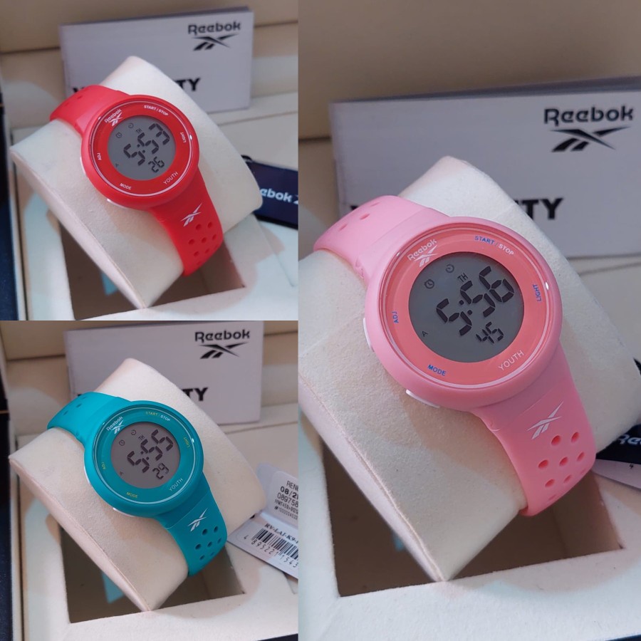 Jual JAM TANGAN WANITA REEBOK RV-LAI-K9 SERIES DIGITAL RED PRIR-WR ...