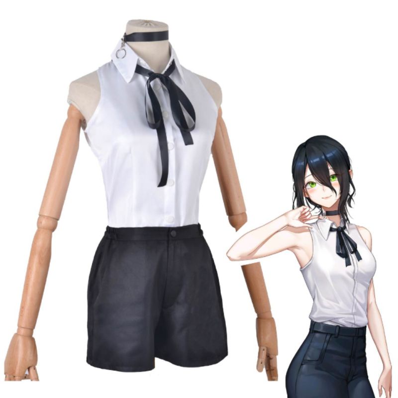 Jual (ready stok)anime chainsaw man cosplay wakima | Shopee Indonesia