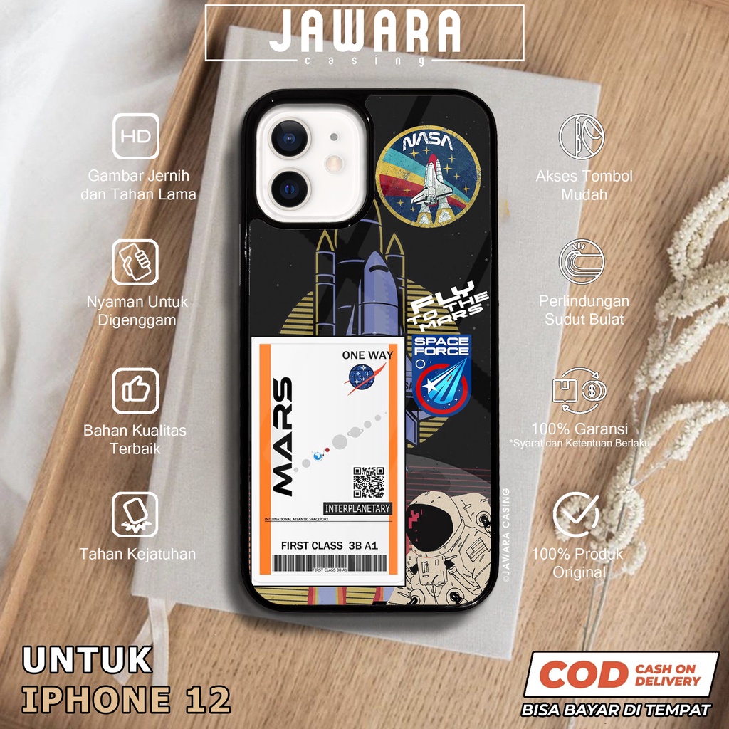 Jual Case iPhone 12 Casing iPhone 12 Jawara Casing [NASA] Case