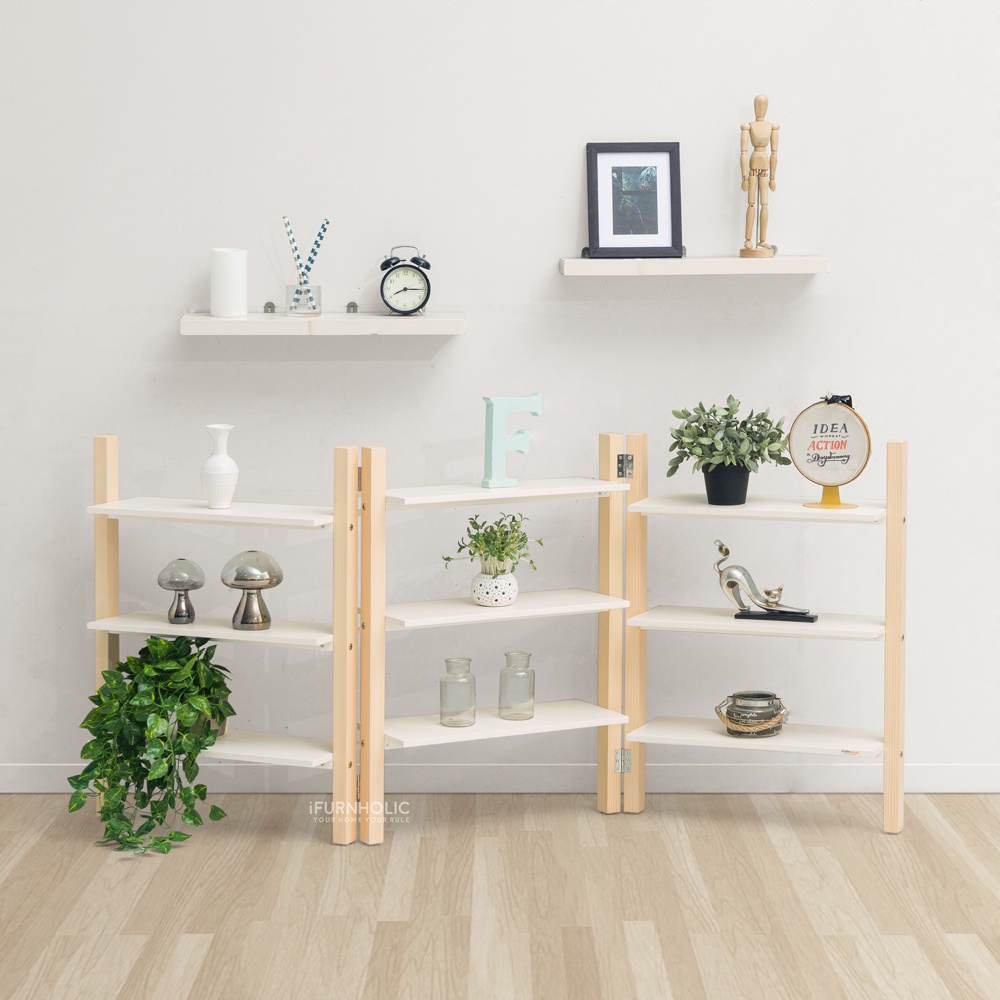 Jual IFURNHOLIC Diya Deco Rack | Rak Buku Susun Minimalis | Lemari ...