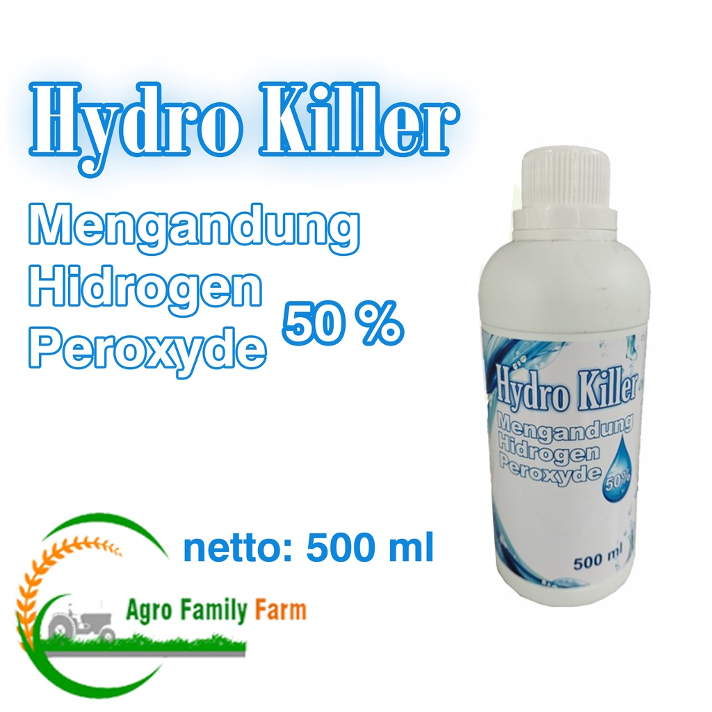 Jual Hydro Killer Mengandung Hidrogen Peroxyde H2o2 50 500ml Shopee