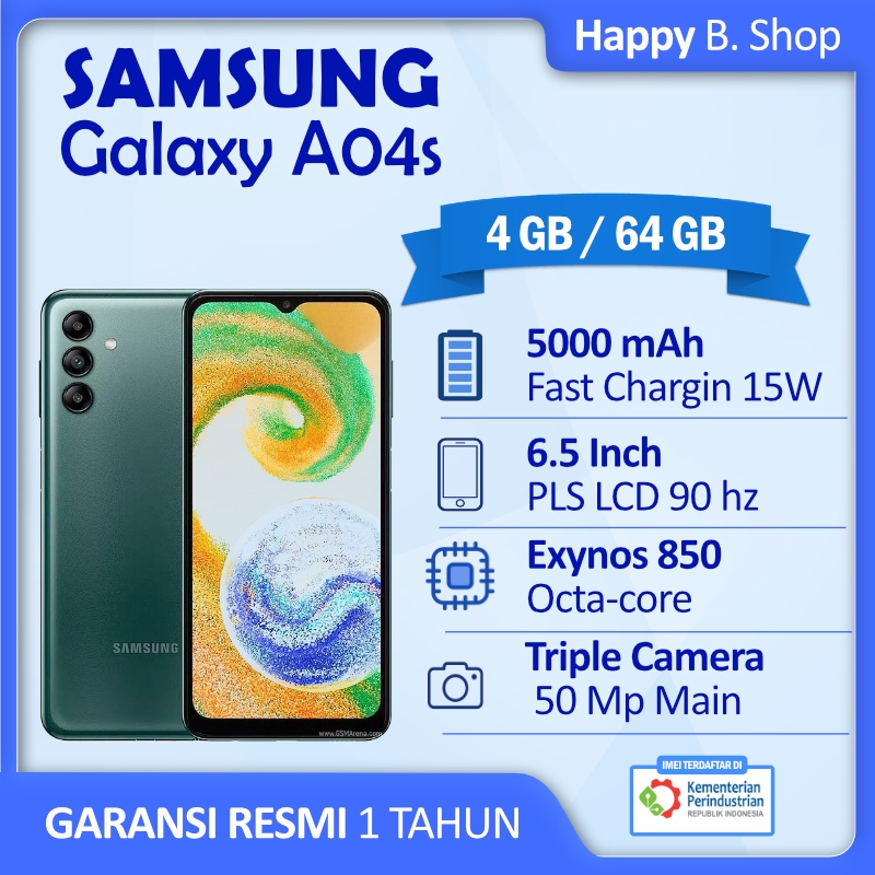 Jual Samsung A04s - A04 - 4/128 - 4/64 Garansi Resmi | Shopee Indonesia