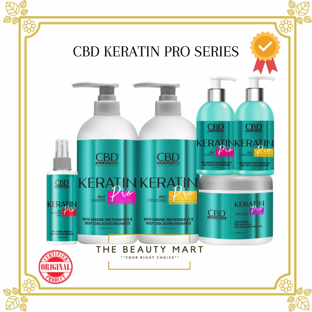 Jual CBD Professional Keratin Pro Hair Treatment Shampoo, Conditioner
