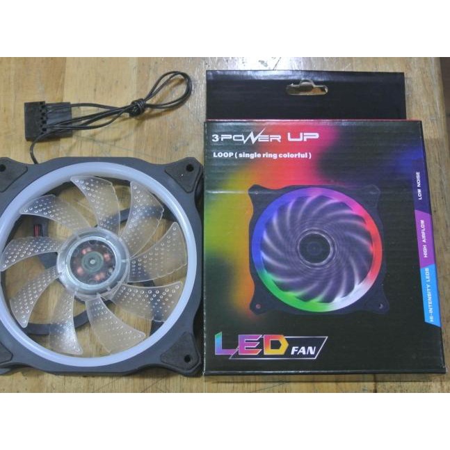 Jual FAN Case Power Up ROVER RGB FAN 12cm LED Rainbow - LOOP | Shopee ...
