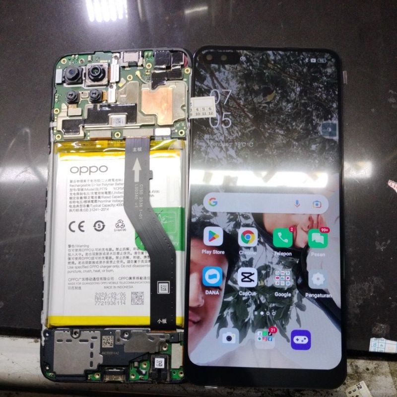 Jual LCD OPPO RENO4/LCD RENO 4/cph2113/LCD RENO 4F/LCD RENO4F/cph2209 ...